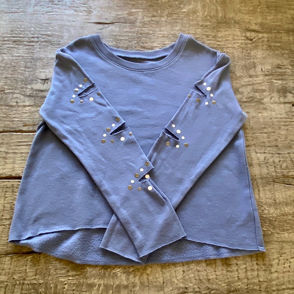 Justice Blue Sweater